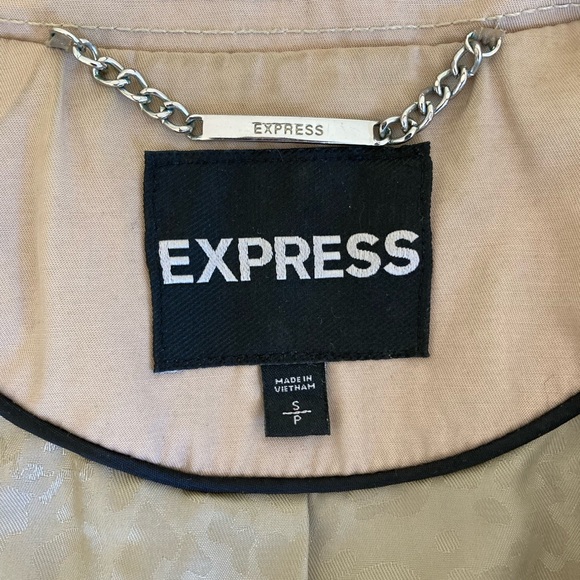 Express Fitted Trench Coat, Size S - Picture 6 of 11